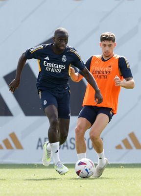 entrenamiento del real madrid