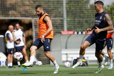 entrenamiento del real madrid