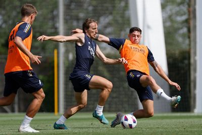 entrenamiento del real madrid