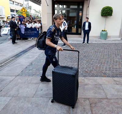 llegada del real madrid a los ángeles