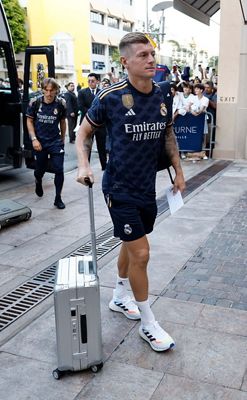 llegada del real madrid a los ángeles