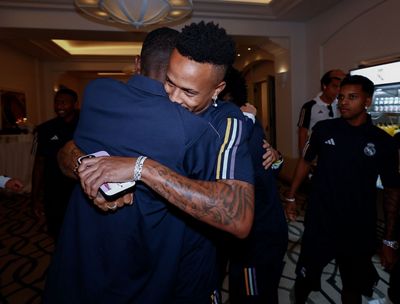 vinicius rodrygo militao courtois alaba rüdiger y tchoumeni ya están en los ángeles