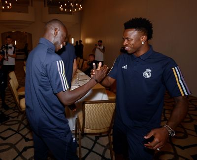 vinicius rodrygo militao courtois alaba rüdiger y tchoumeni ya están en los ángeles