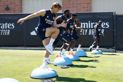 entrenamiento del real madrid en los ángeles