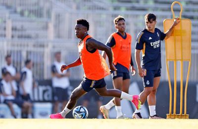 entrenamiento del real madrid en los ángeles