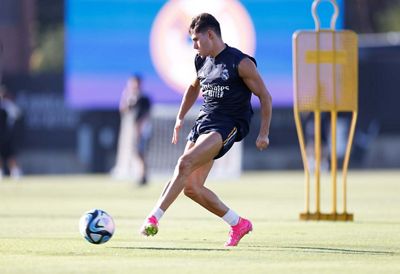 entrenamiento del real madrid en los ángeles