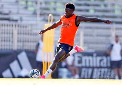 entrenamiento del real madrid en los ángeles