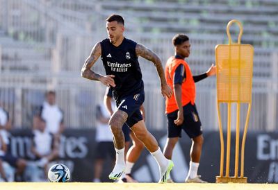 entrenamiento del real madrid en los ángeles