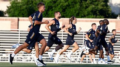 entrenamiento del real madrid en los ángeles