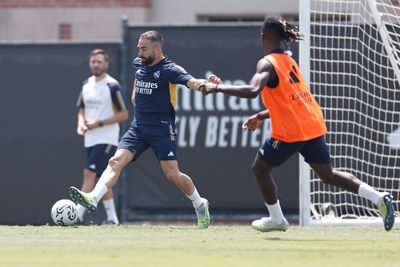 entrenamiento del real madrid en los ángeles