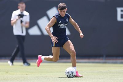 entrenamiento del real madrid en los ángeles