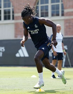 entrenamiento del real madrid en los ángeles