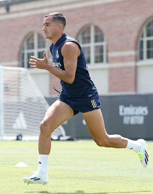 entrenamiento del real madrid en los ángeles