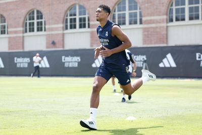 entrenamiento del real madrid en los ángeles