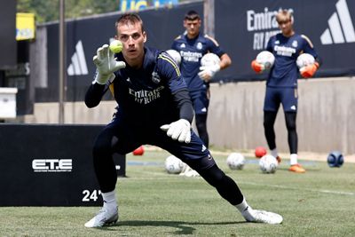entrenamiento del real madrid en los ángeles