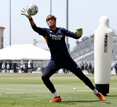 entrenamiento del real madrid en los ángeles