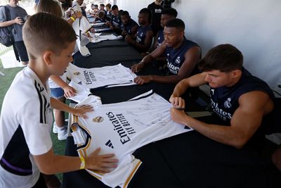 encuentro con los aficionados en los ángeles