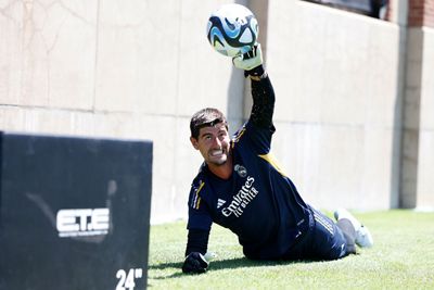 entrenamiento del real madrid en los ángeles