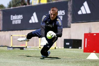 entrenamiento del real madrid en los ángeles