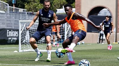 Weitere Trainingseinheit an der UCLA nach dem Sieg gegen AC Mailand