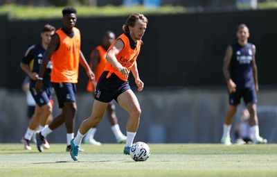 entrenamiento del real madrid en los ángeles
