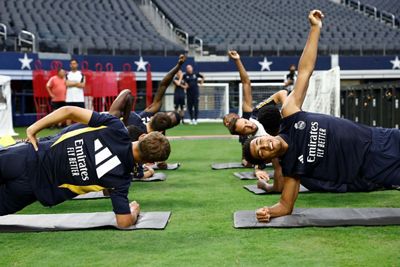 entrenamiento del real madrid en dallas
