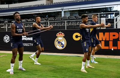 entrenamiento del real madrid en dallas