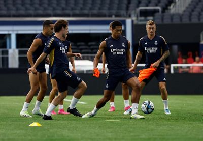 entrenamiento del real madrid en dallas