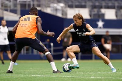 entrenamiento del real madrid en dallas