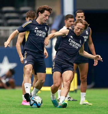 entrenamiento del real madrid en dallas