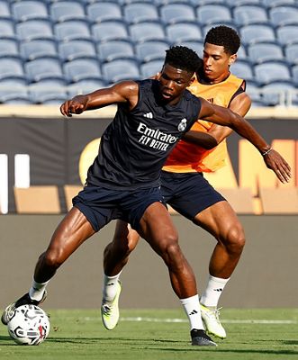 entrenamiento del real madrid en orlando