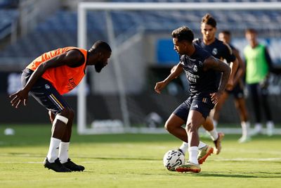 entrenamiento del real madrid en orlando