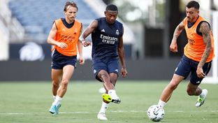 Letzte Trainingseinheit vor dem Spiel gegen Juventus Turin