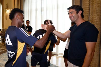 kaká visita al equipo en orlando