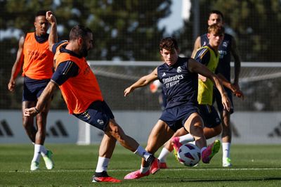 entrenamiento del real madrid