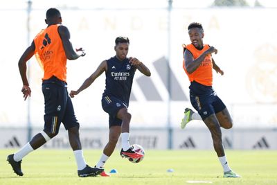 entrenamiento del real madrid