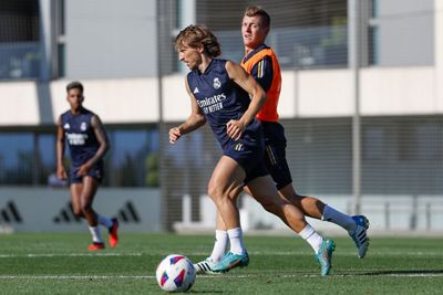 entrenamiento del real madrid