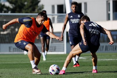 entrenamiento del real madrid