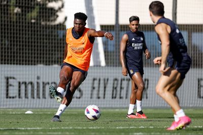 entrenamiento del real madrid