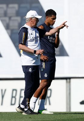entrenamiento del real madrid