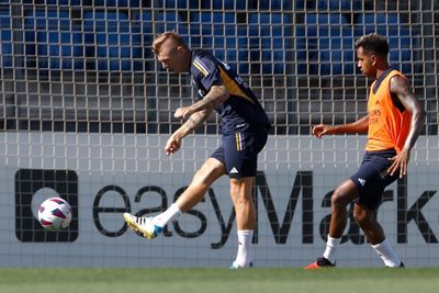 entrenamiento del real madrid