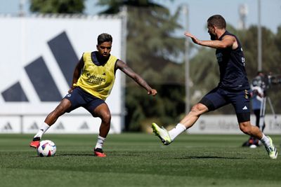 entrenamiento del real madrid