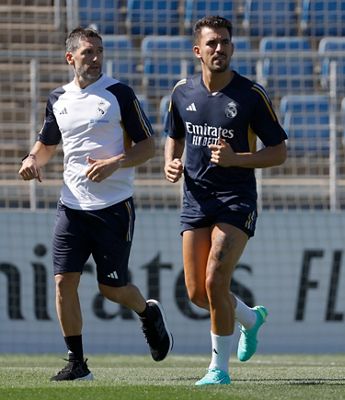 entrenamiento del real madrid
