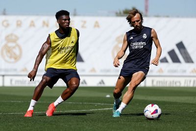 entrenamiento del real madrid