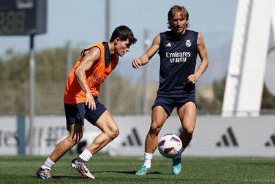 entrenamiento del real madrid