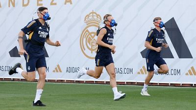 Testes físicos na Cidade Real Madrid