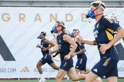 entrenamiento del real madrid