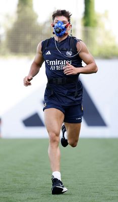 entrenamiento del real madrid