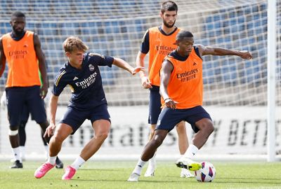 entrenamiento del real madrid