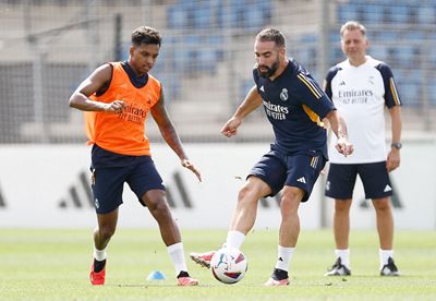 entrenamiento del real madrid